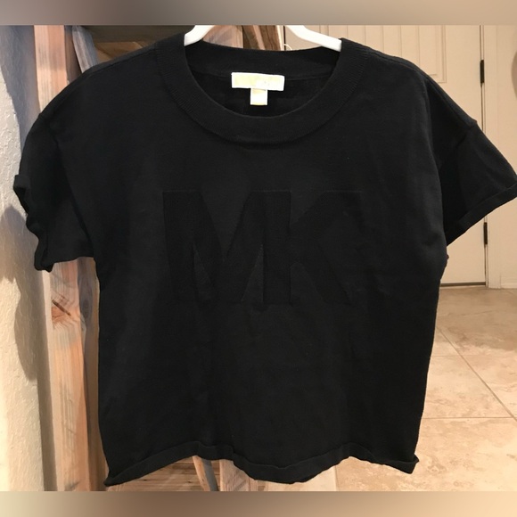 Michael Kors Black Logo Tee - Picture 2 of 12